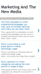 Mobile Screenshot of marketingandthenewmedia.blogspot.com