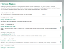 Tablet Screenshot of primeronueve.blogspot.com