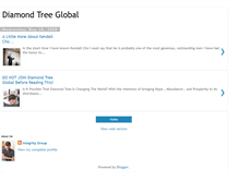 Tablet Screenshot of diamond-tree-global.blogspot.com