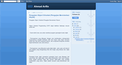 Desktop Screenshot of ahmadarifin4ka18.blogspot.com