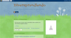 Desktop Screenshot of diveraprendiendo.blogspot.com