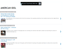 Tablet Screenshot of american-idol--results.blogspot.com