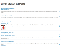 Tablet Screenshot of digital-edukasi.blogspot.com