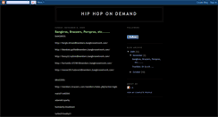 Desktop Screenshot of mixtapesondemand.blogspot.com