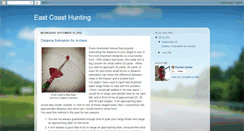 Desktop Screenshot of eastcoasthunting.blogspot.com