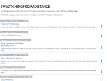 Tablet Screenshot of iamwatchingfromafar.blogspot.com