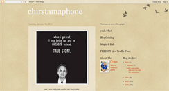 Desktop Screenshot of chirstamaphone.blogspot.com