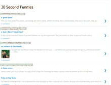 Tablet Screenshot of 30secondfunnies.blogspot.com