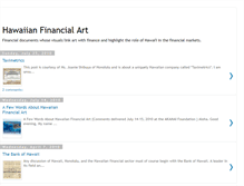 Tablet Screenshot of hawaiianfinancialart.blogspot.com