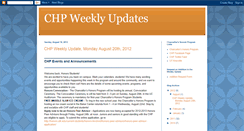 Desktop Screenshot of chpweeklyupdates.blogspot.com