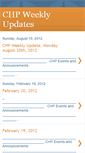 Mobile Screenshot of chpweeklyupdates.blogspot.com