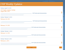 Tablet Screenshot of chpweeklyupdates.blogspot.com