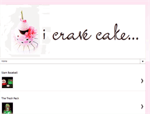 Tablet Screenshot of icravecake.blogspot.com