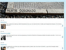 Tablet Screenshot of montecoronado.blogspot.com