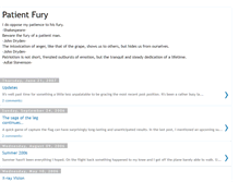 Tablet Screenshot of patientfury.blogspot.com