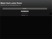 Tablet Screenshot of miamiheatlockerroom.blogspot.com