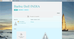 Desktop Screenshot of barbiedollindia.blogspot.com