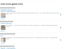 Tablet Screenshot of evimevimgzelevim.blogspot.com