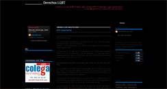 Desktop Screenshot of derechoslgbt.blogspot.com