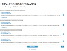 Tablet Screenshot of herbalifeformacion.blogspot.com