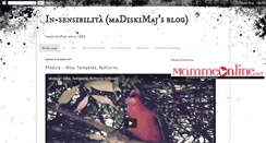 Desktop Screenshot of insensibilita.blogspot.com