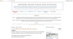 Desktop Screenshot of ekonomiorangwarasdaninvestasi.blogspot.com