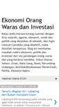 Mobile Screenshot of ekonomiorangwarasdaninvestasi.blogspot.com