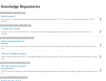 Tablet Screenshot of knowledgerepositories.blogspot.com