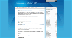 Desktop Screenshot of prepacalculo1ucv.blogspot.com