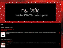 Tablet Screenshot of leslieuy.blogspot.com