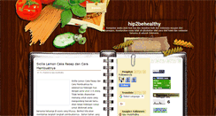 Desktop Screenshot of hip2behealthy.blogspot.com