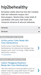 Mobile Screenshot of hip2behealthy.blogspot.com