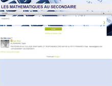 Tablet Screenshot of hani-riad-maths-secondaire.blogspot.com