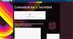 Desktop Screenshot of equipo5comunicacionysociedad.blogspot.com