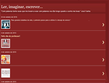 Tablet Screenshot of lerimaginarescrever.blogspot.com