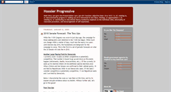 Desktop Screenshot of hoosierprogressive.blogspot.com