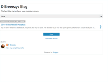 Tablet Screenshot of dbreezysblog.blogspot.com