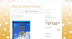 Desktop Screenshot of blogdanielduran.blogspot.com