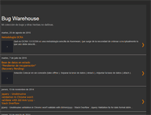 Tablet Screenshot of bugwarehouse.blogspot.com