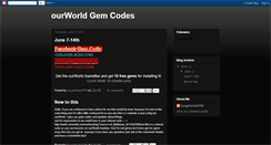 Desktop Screenshot of epicourworldgemcodes.blogspot.com