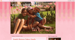 Desktop Screenshot of iowarossfamily.blogspot.com