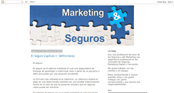 Desktop Screenshot of marketingyseguros.blogspot.com