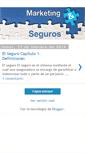 Mobile Screenshot of marketingyseguros.blogspot.com
