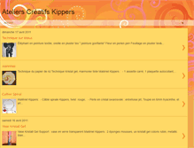 Tablet Screenshot of marie-ateliercreatif-kippers.blogspot.com