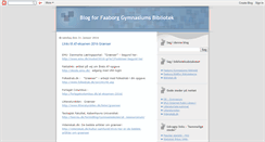 Desktop Screenshot of fgbiblioteket.blogspot.com