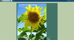 Desktop Screenshot of mylittlecornerofkansas.blogspot.com