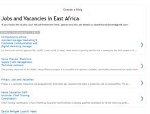 Tablet Screenshot of eastafricavacancies.blogspot.com