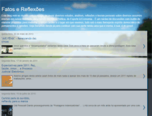 Tablet Screenshot of fatosereflexoes.blogspot.com