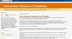 Desktop Screenshot of concernedcaledonia.blogspot.com