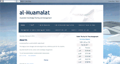 Desktop Screenshot of al-muamalat.blogspot.com